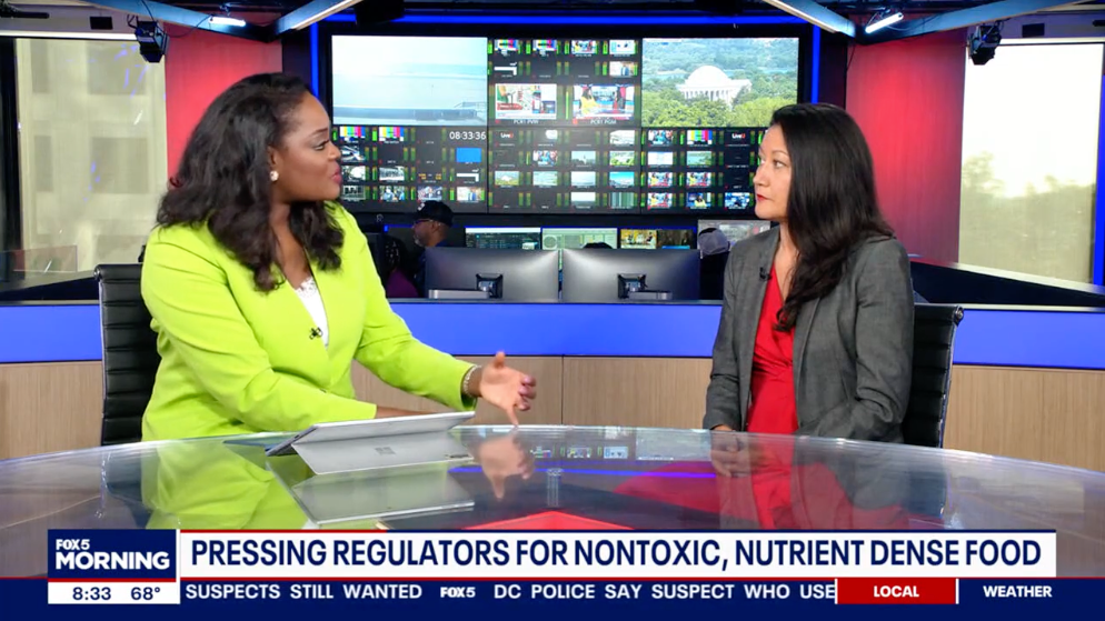 Zen Honeycutt on Fox 5 Morning discussing nontoxic nutrient dense food